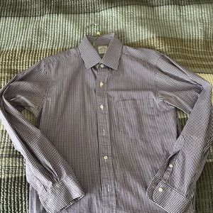 Purple patterned Brooks Brothers dress shirt (Makers)
